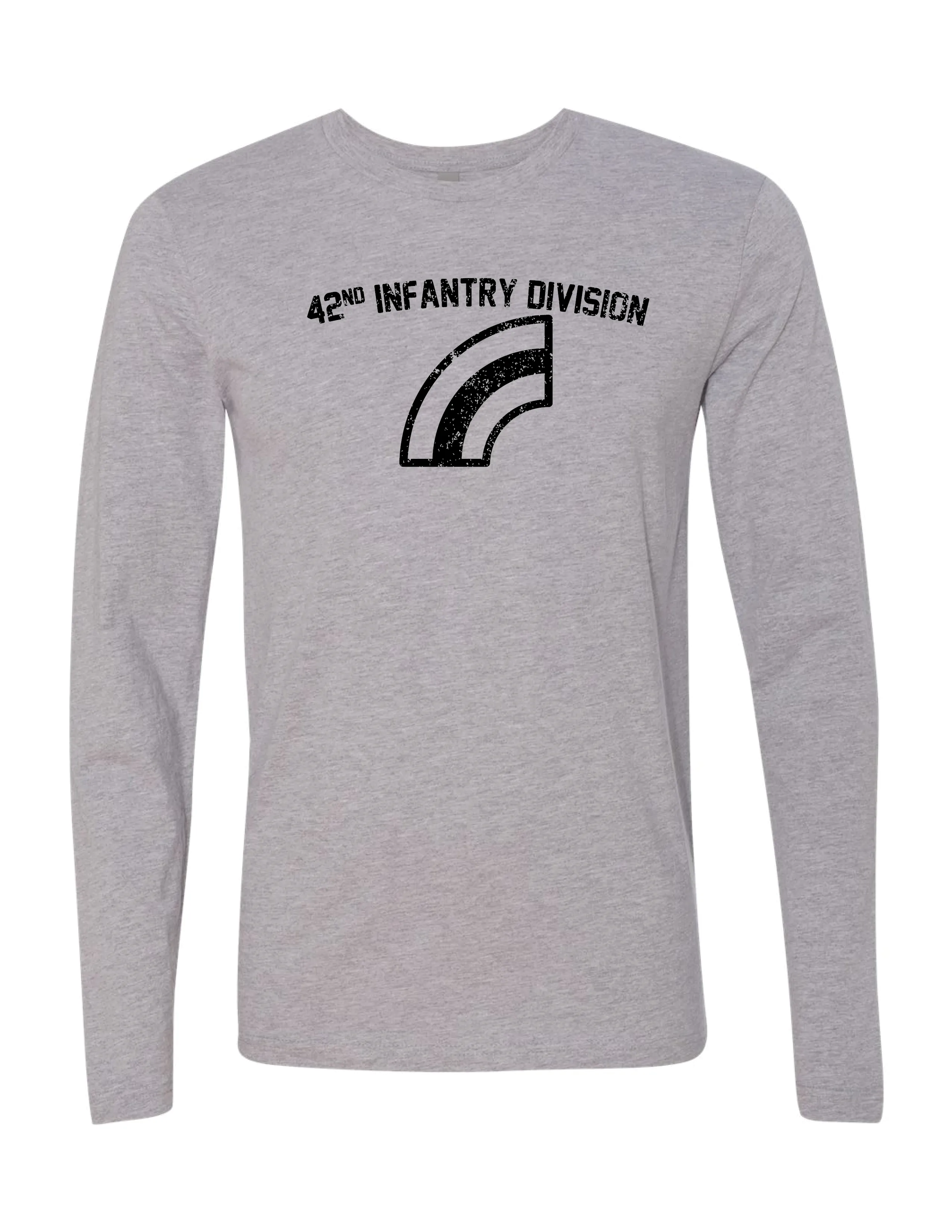 42nd Infantry Division Long Sleeve T-Shirt (Gray)