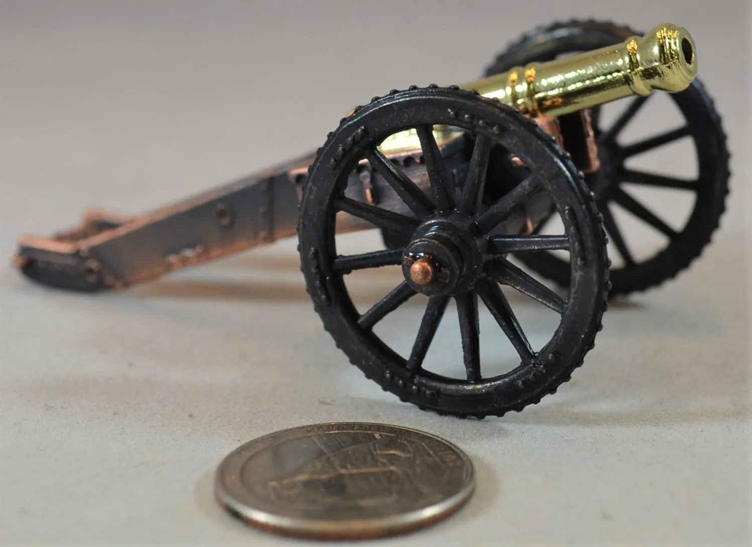 American Revolution Die-cast English 6 lb Field Cannon Americana