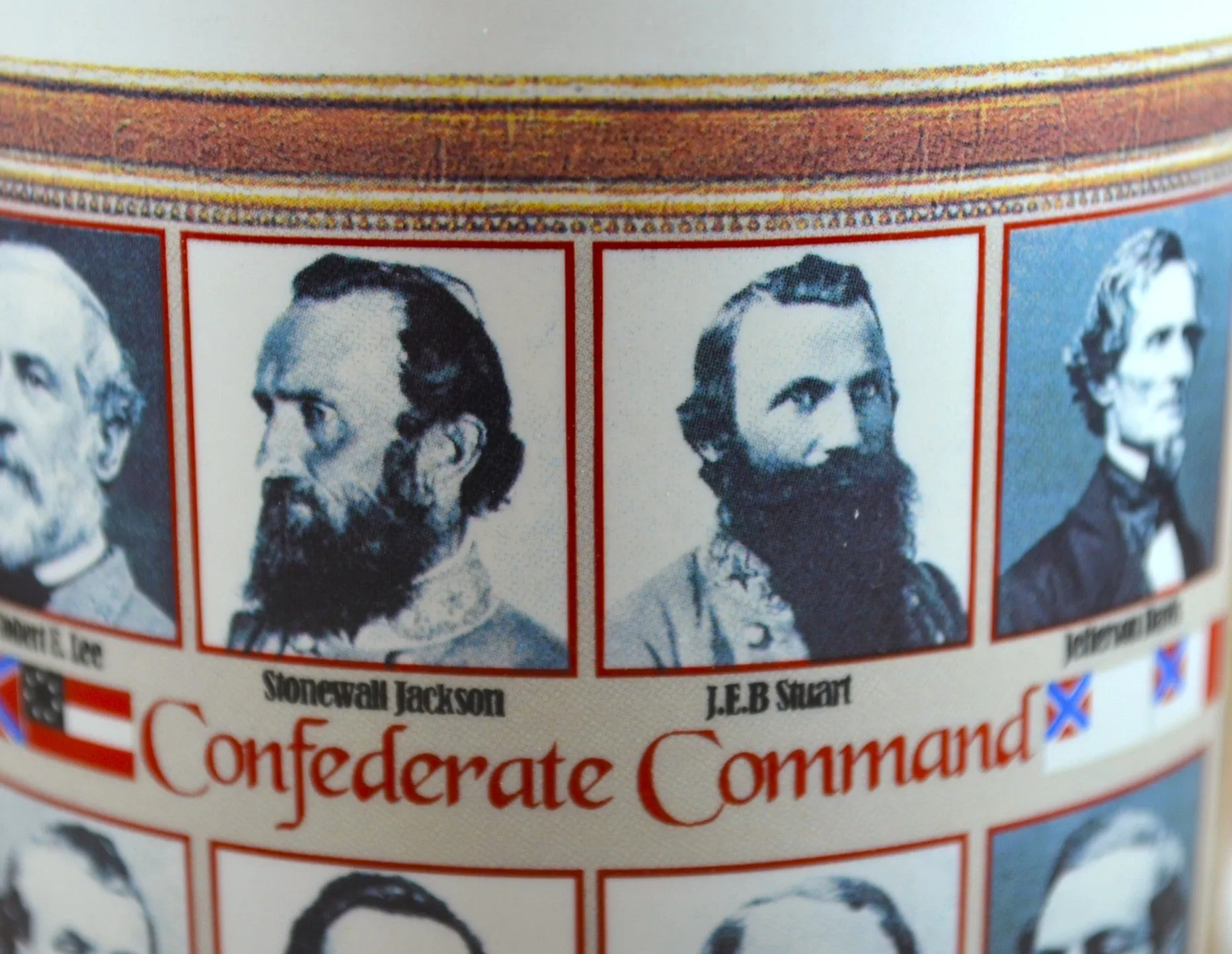 Americana Civil War Confederate Command Coffee Cup Mug