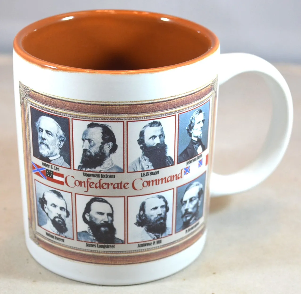 Americana Civil War Confederate Command Coffee Cup Mug