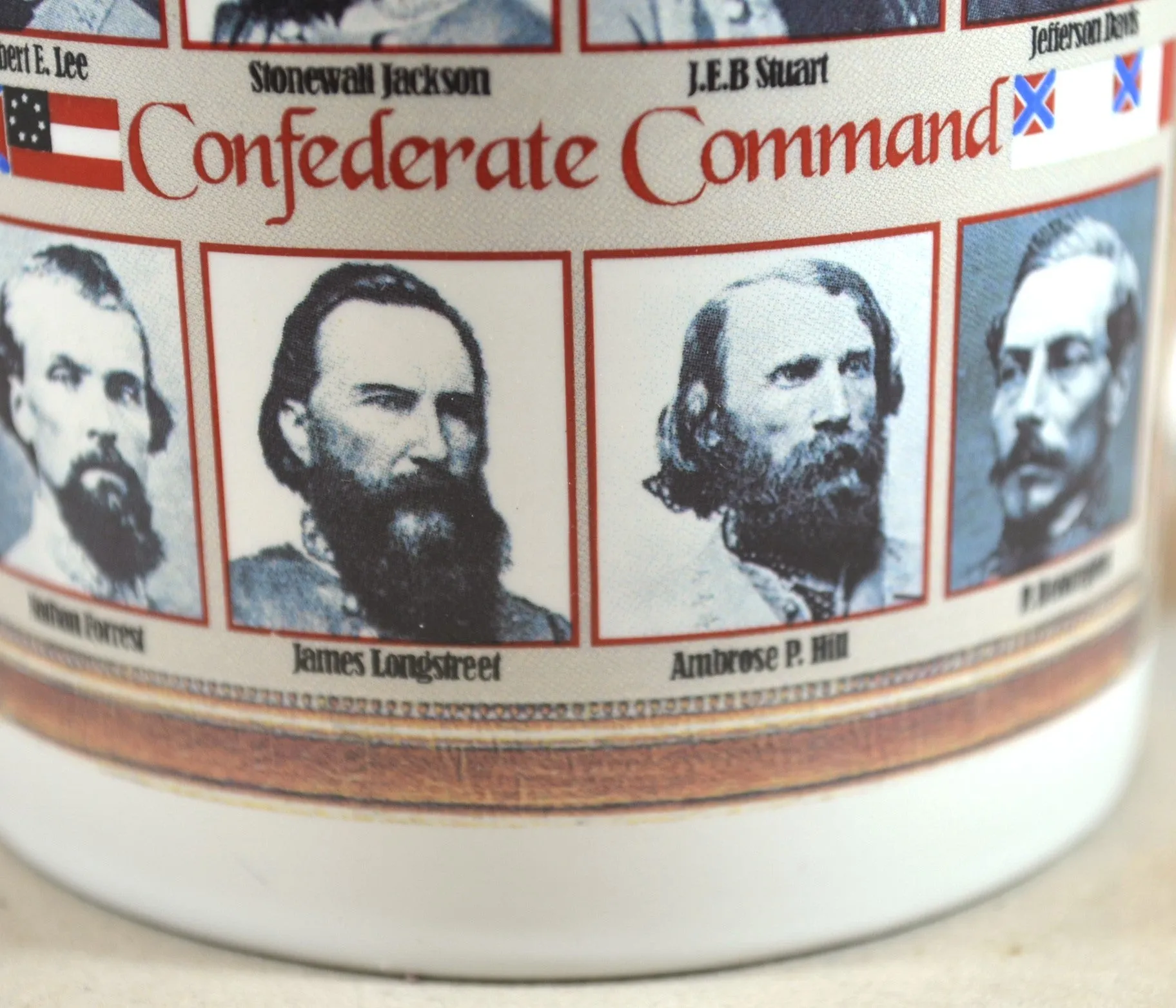 Americana Civil War Confederate Command Coffee Cup Mug