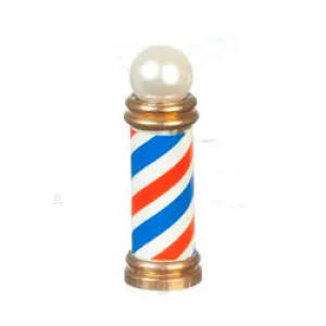 Barber pole x 1 - Miniature