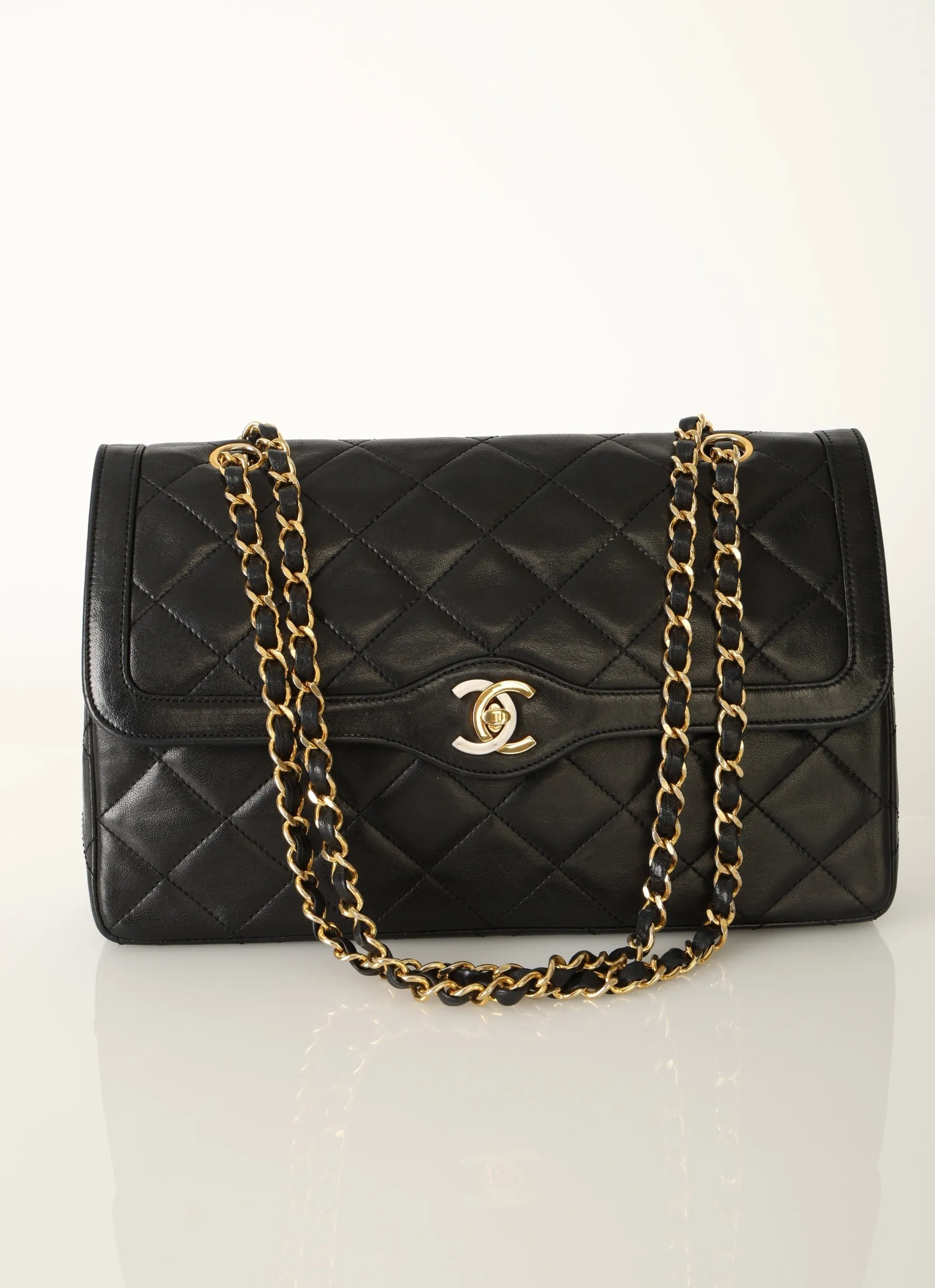 Chanel 1989 Lambskin Paris Double Flap