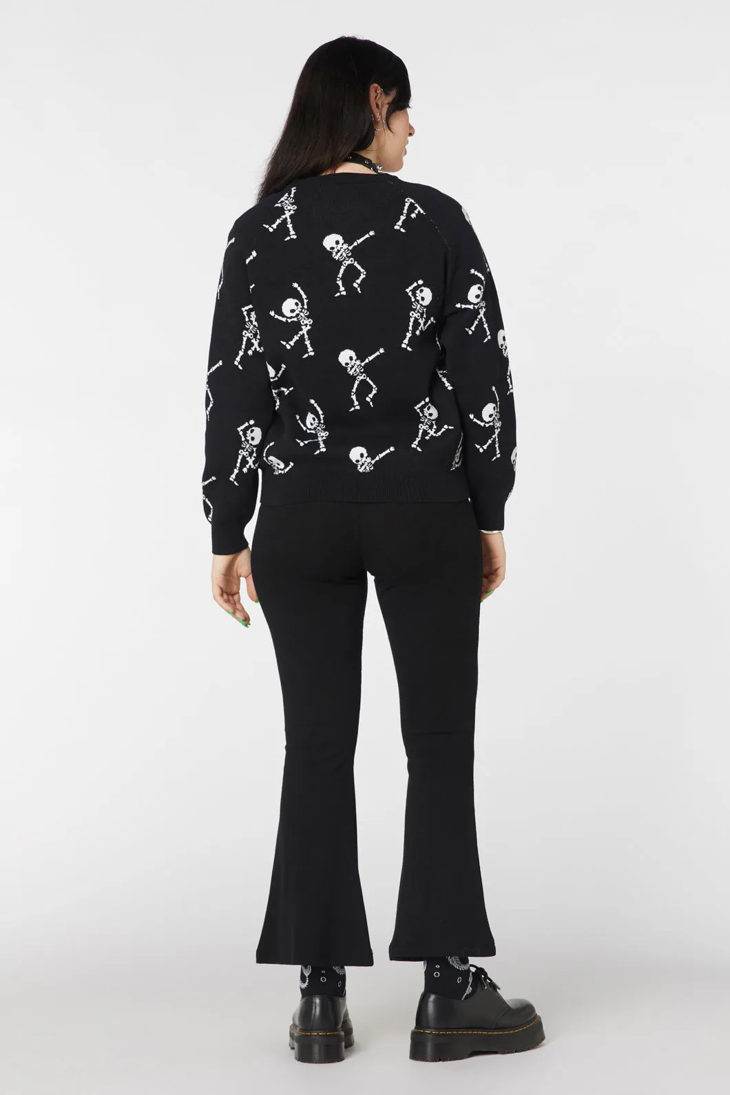 Dabbing Skelly Boxy Knit