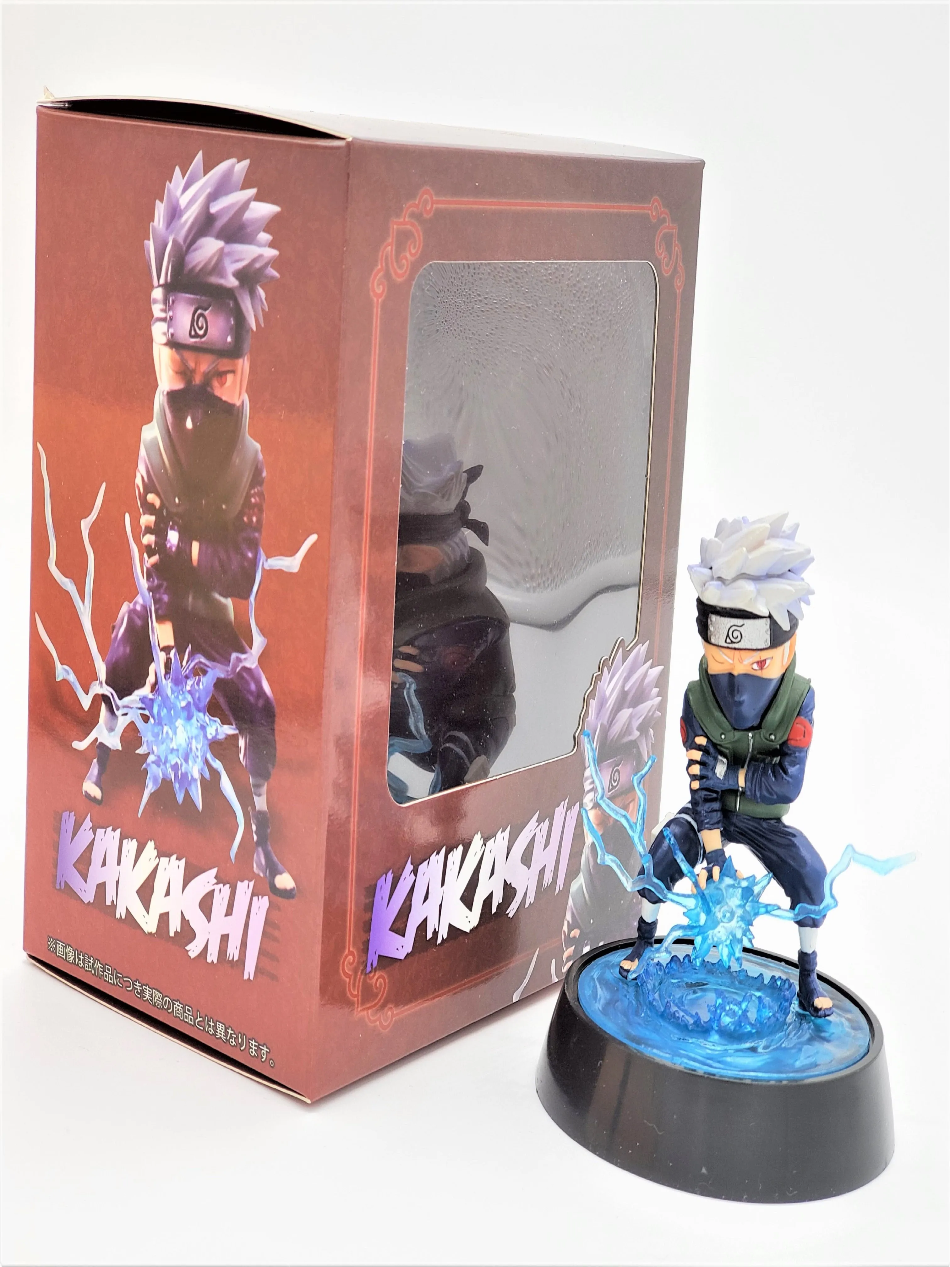 Exclusive Hatake Kakashi Action Figure with his ultimate Chidori move and Sharingan eyes