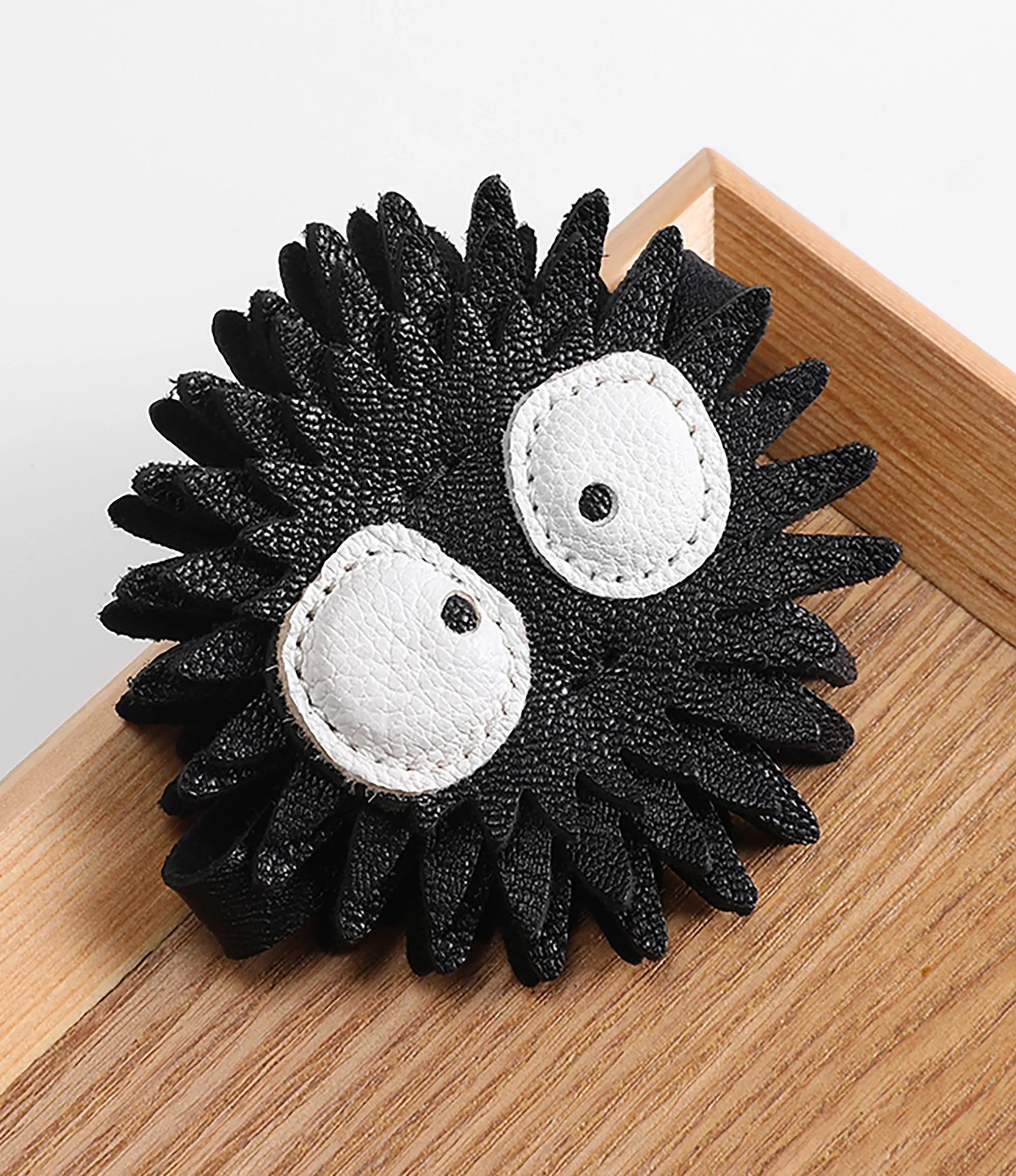 Handmade Flamenco Bag Charm – Adorable Coal-Shaped Lambskin Accessory
