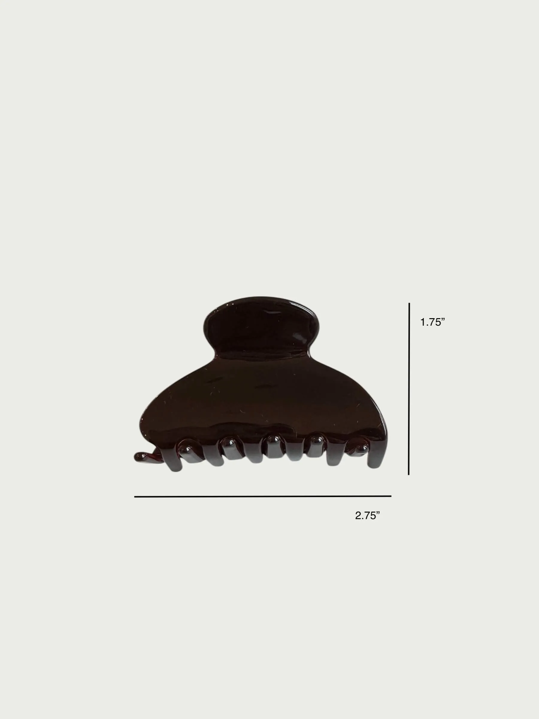 Midi Sweep Claw Clip, Rose