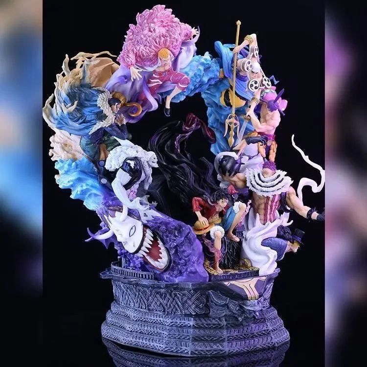 One Piece Luffy Throne Statue Figure