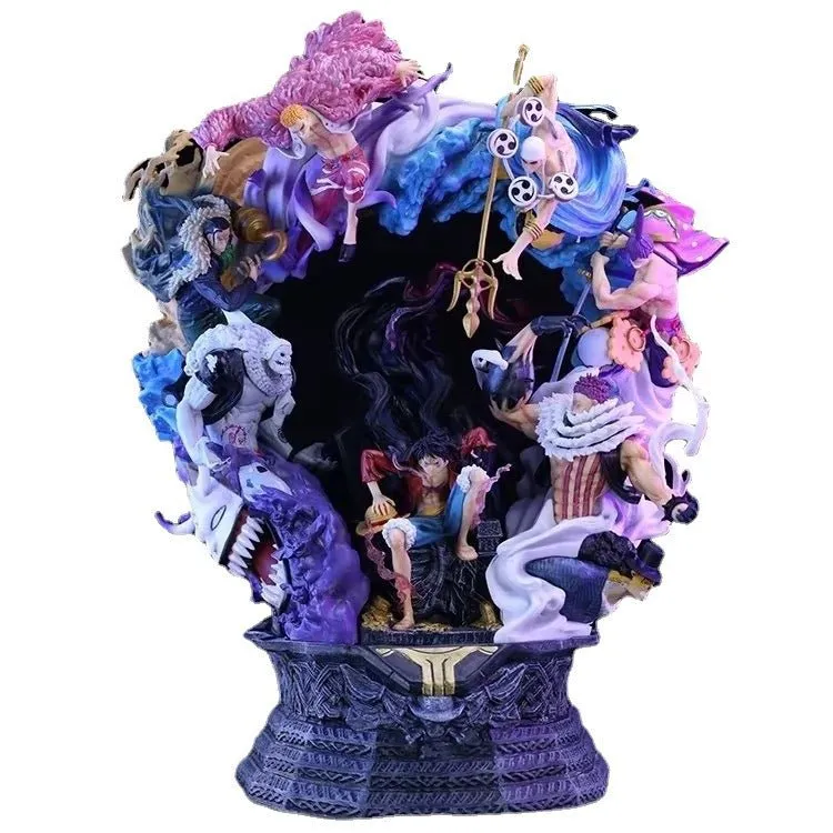 One Piece Luffy Throne Statue Figure