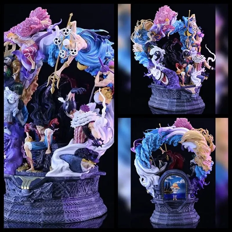 One Piece Luffy Throne Statue Figure