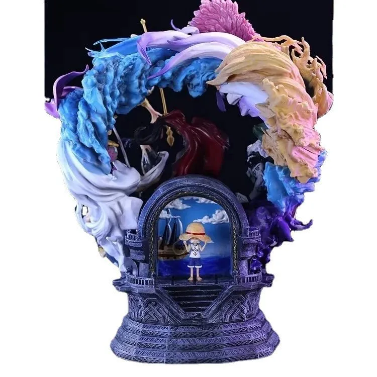 One Piece Luffy Throne Statue Figure