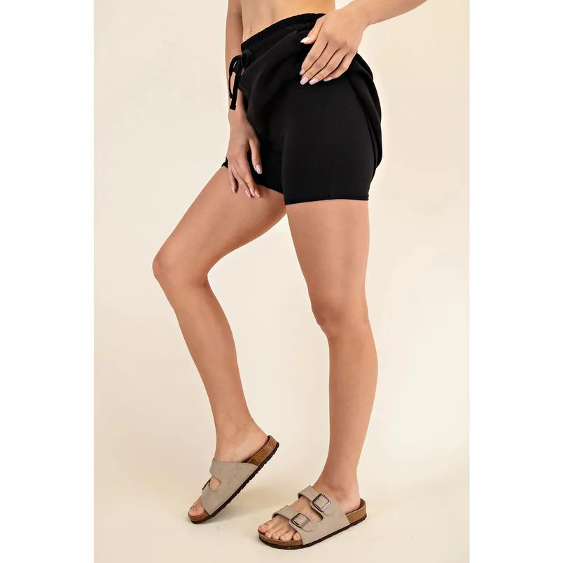 Poly Spandex Skort - Black