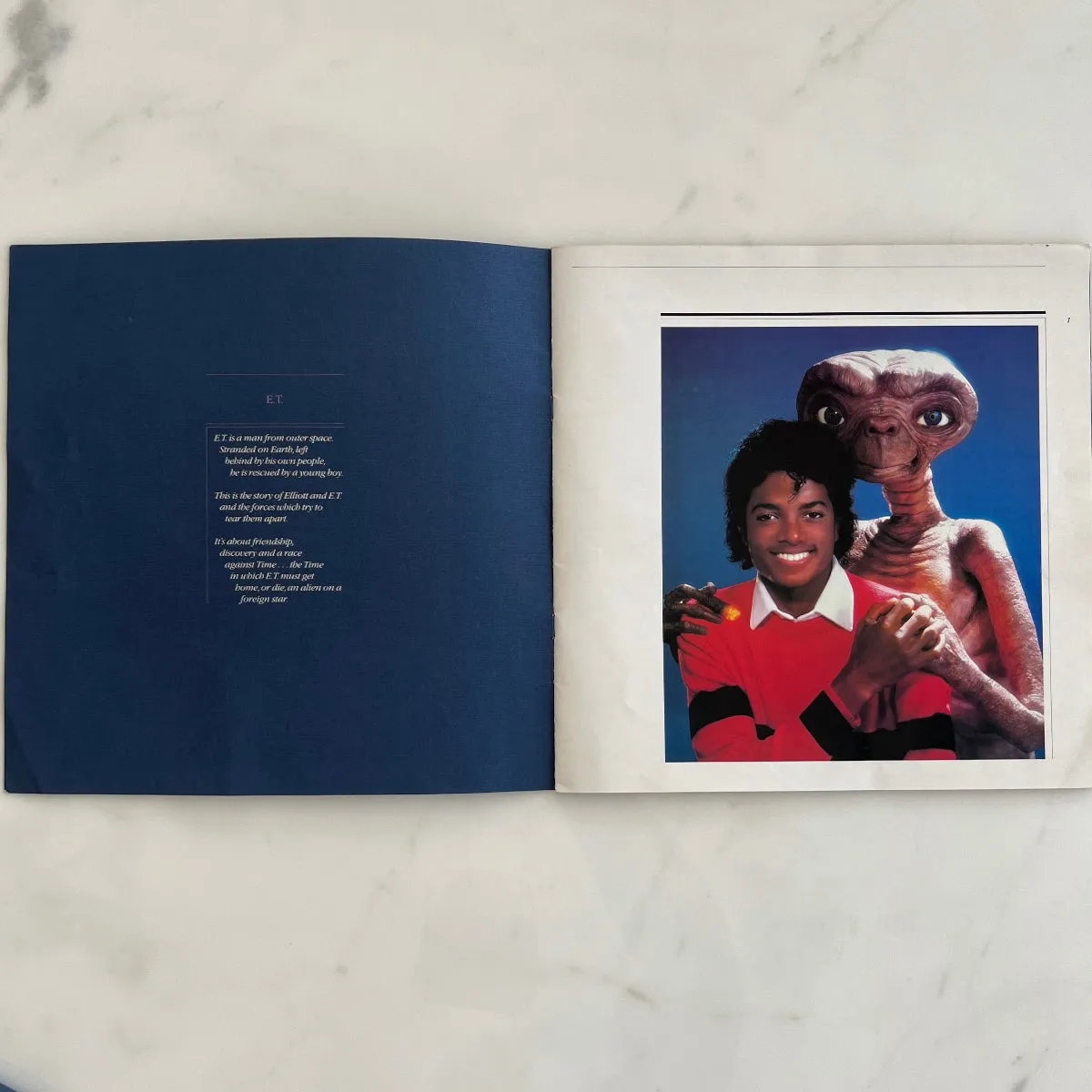 Rare 1982 Vintage E.T The Extra-Terrestrial Narrated by Michael Jackson Box Set