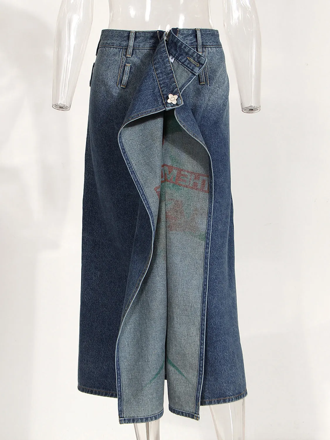 TwoFace Denim Skirt