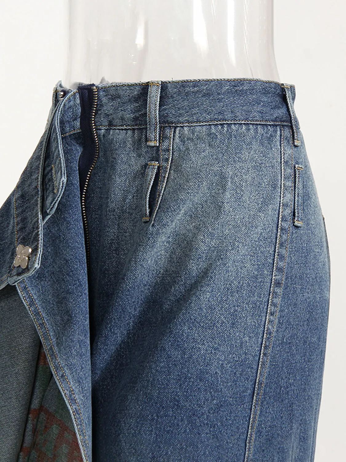 TwoFace Denim Skirt