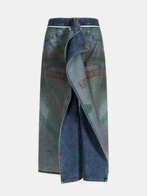 TwoFace Denim Skirt