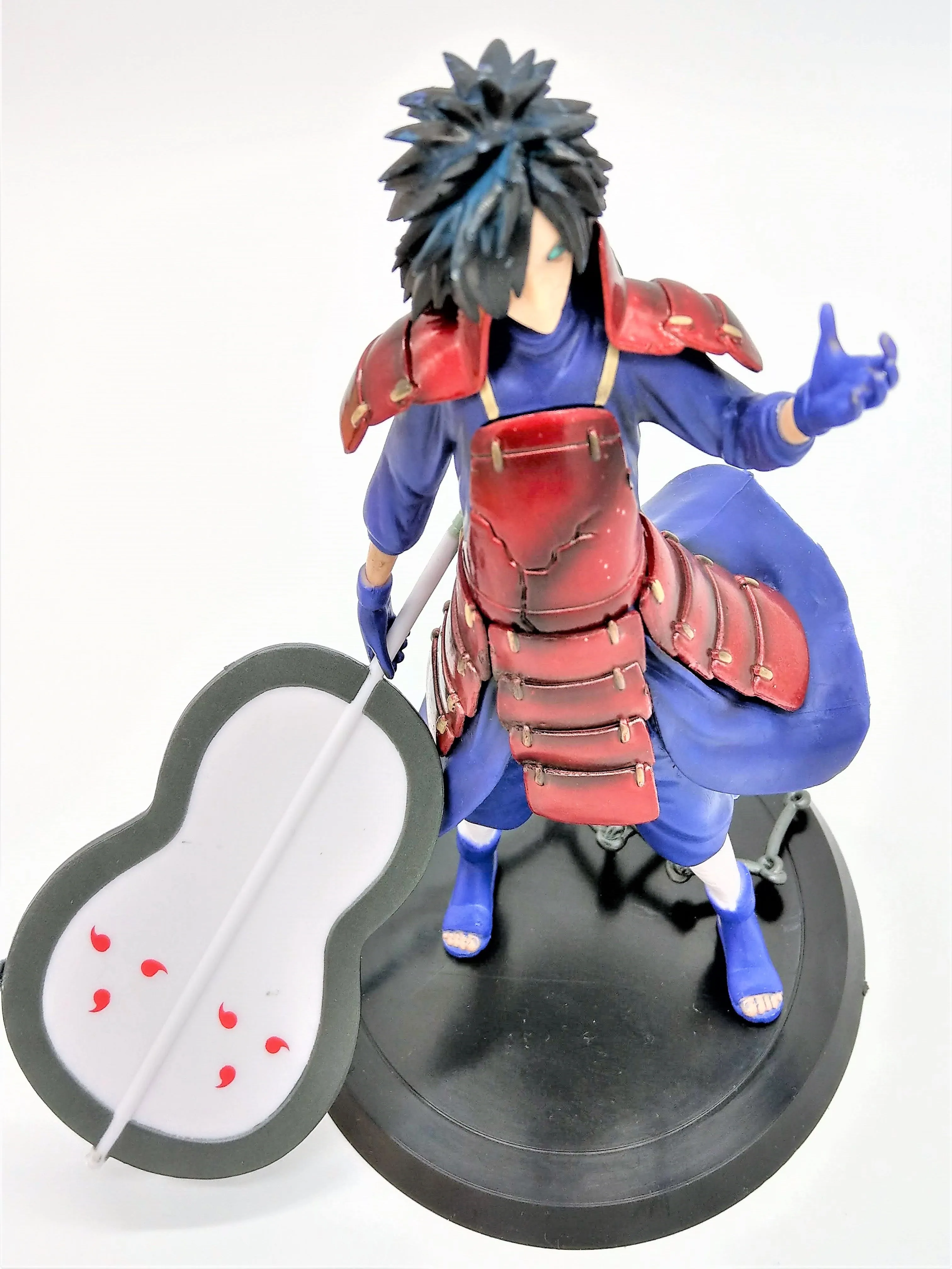 Uchiha Madara Naruto Action Figure (Comes with Adhesive Glue!)