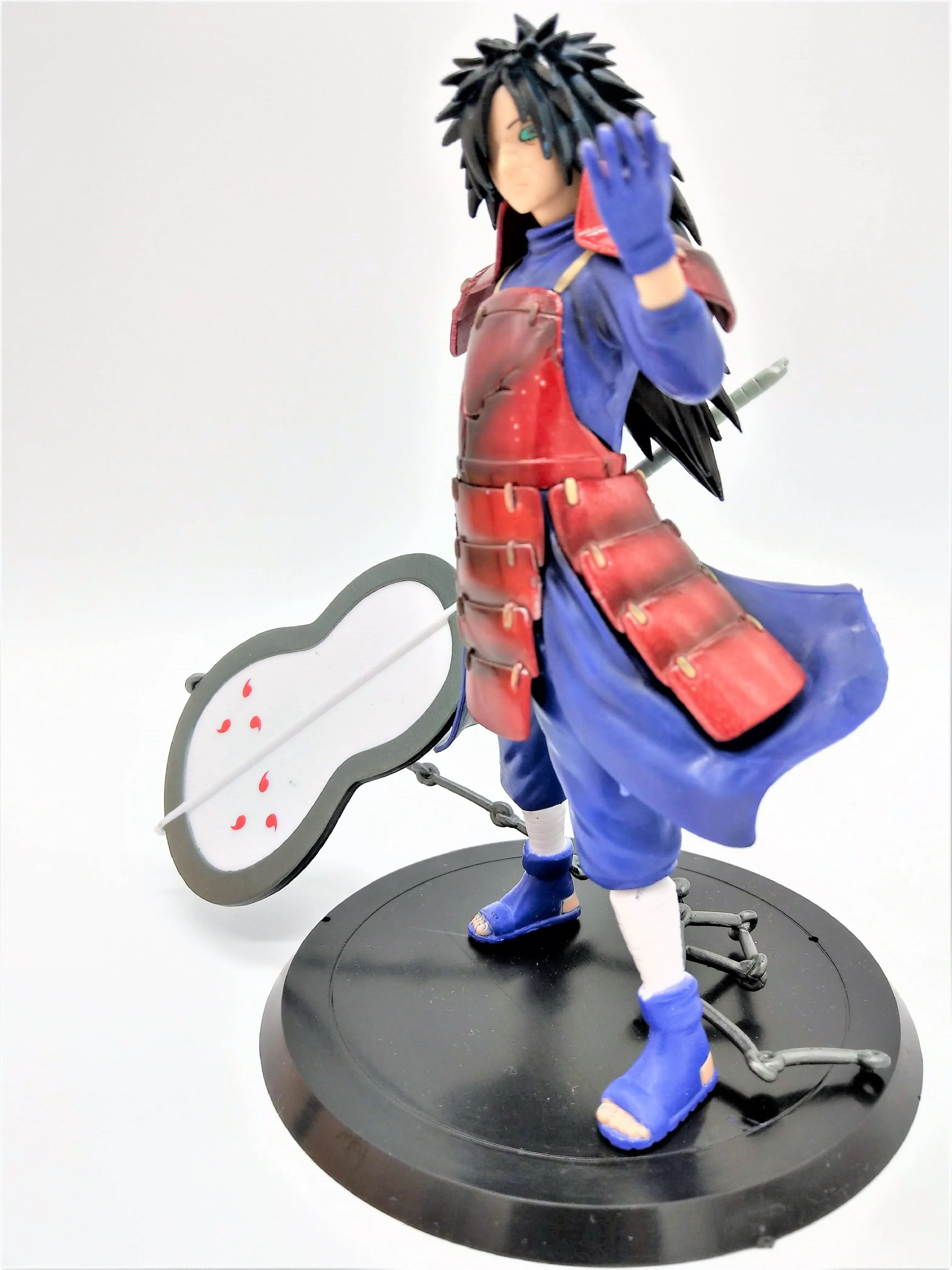 Uchiha Madara Naruto Action Figure (Comes with Adhesive Glue!)