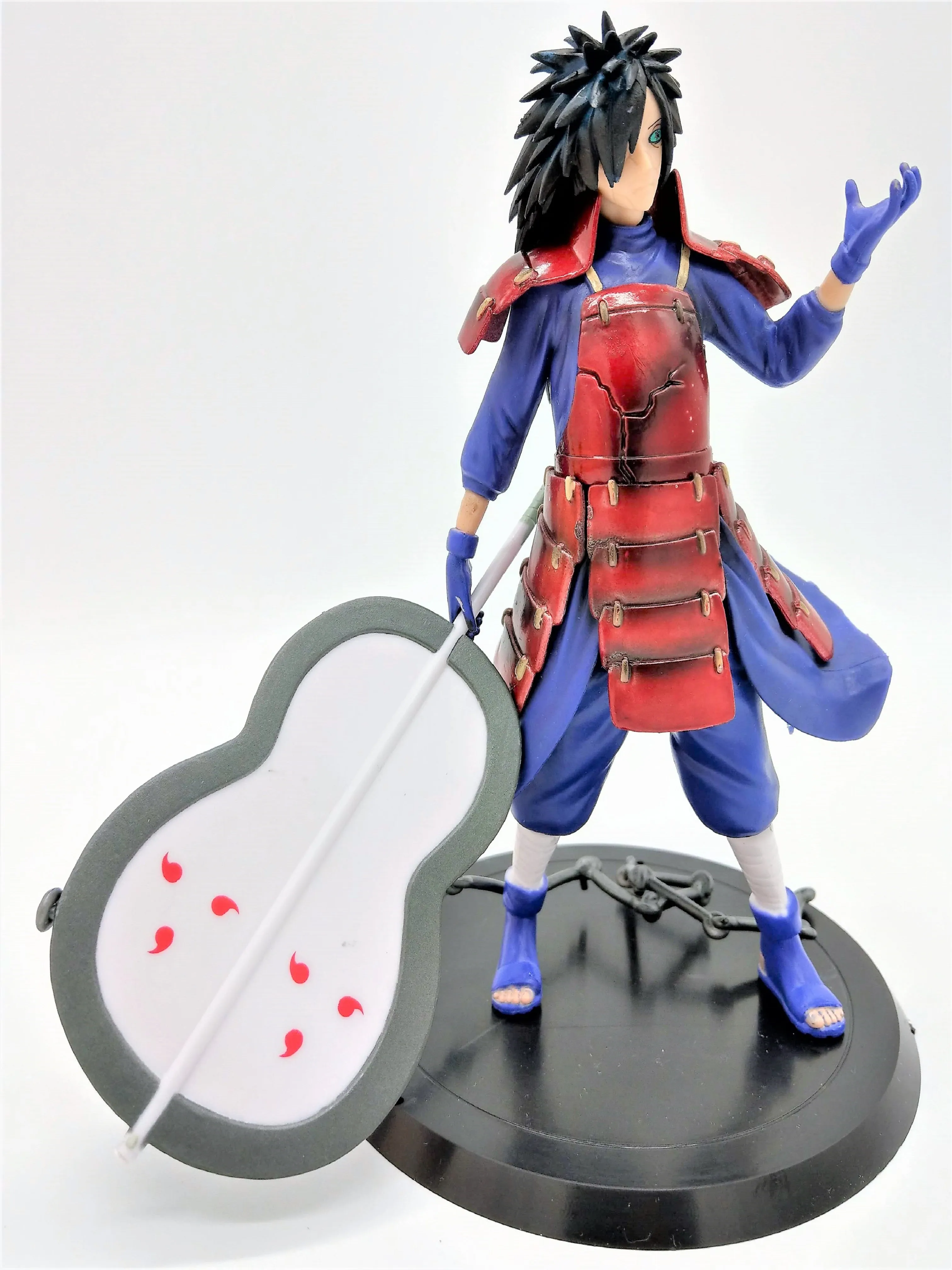 Uchiha Madara Naruto Action Figure (Comes with Adhesive Glue!)