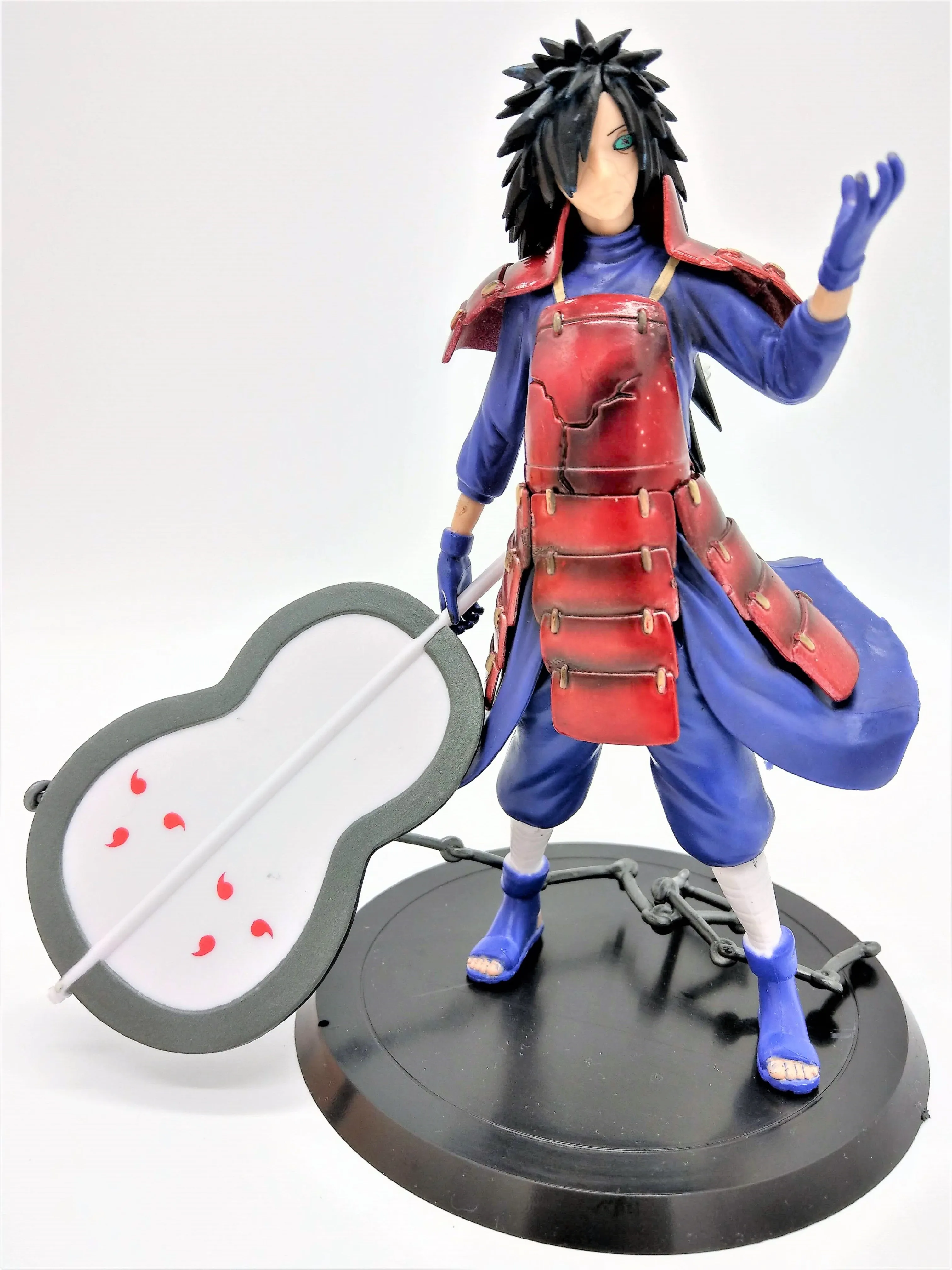 Uchiha Madara Naruto Action Figure (Comes with Adhesive Glue!)