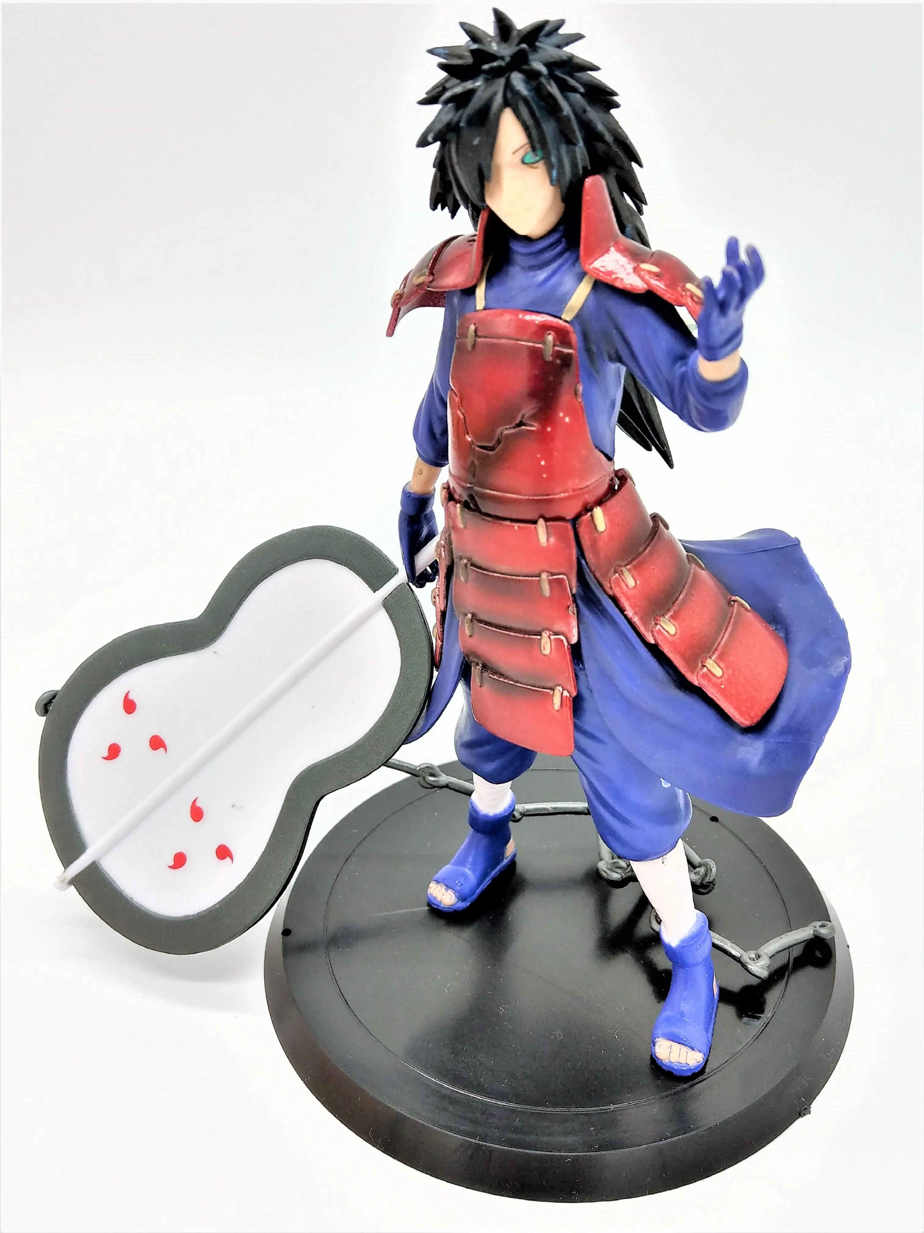 Uchiha Madara Naruto Action Figure (Comes with Adhesive Glue!)