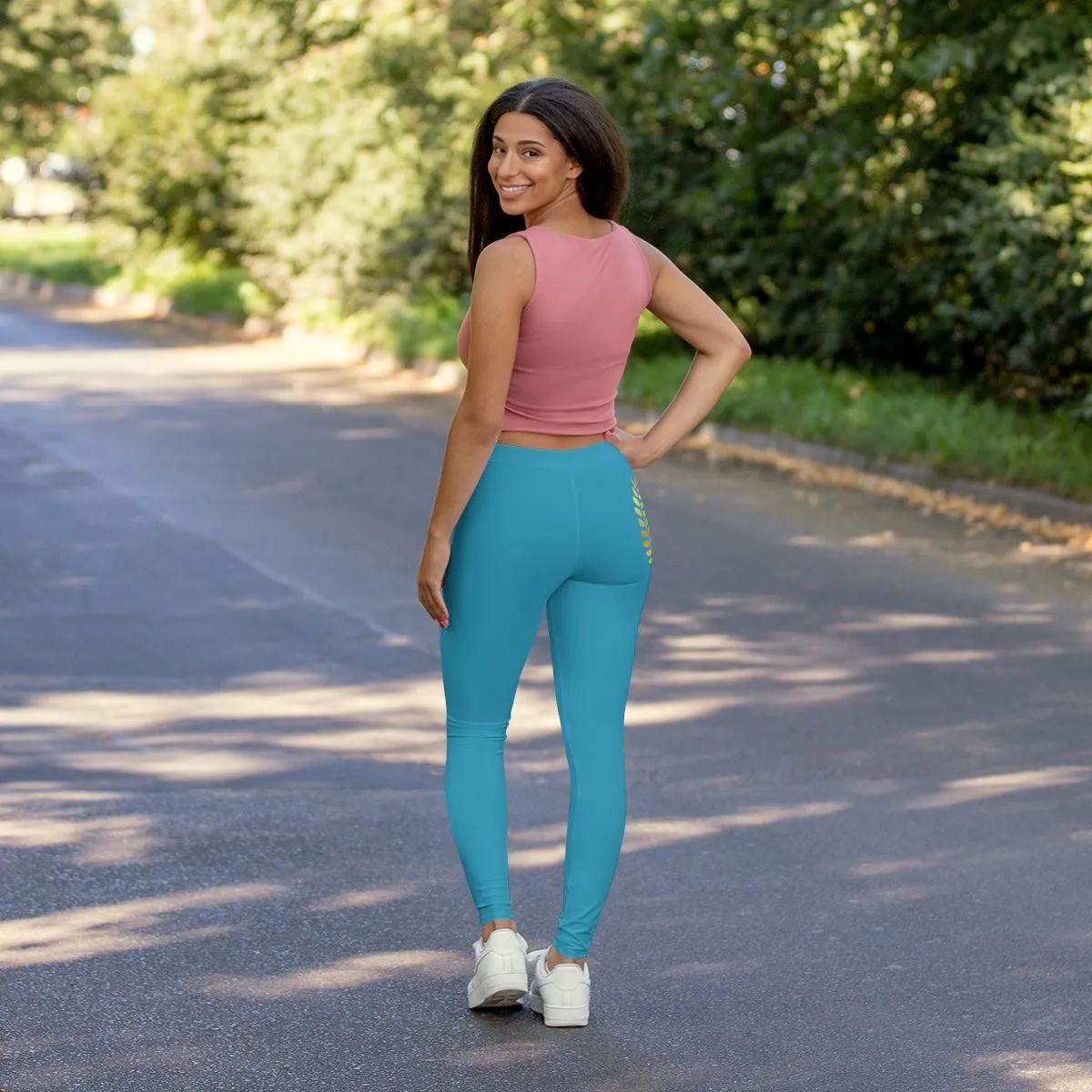 Womens Spandex Legging ( VIP by invitation only )Turquoise